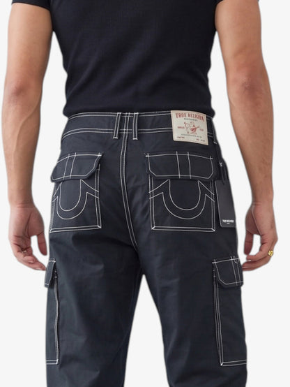 Pantalon Cargo Baggy True Religion Bobby Negro