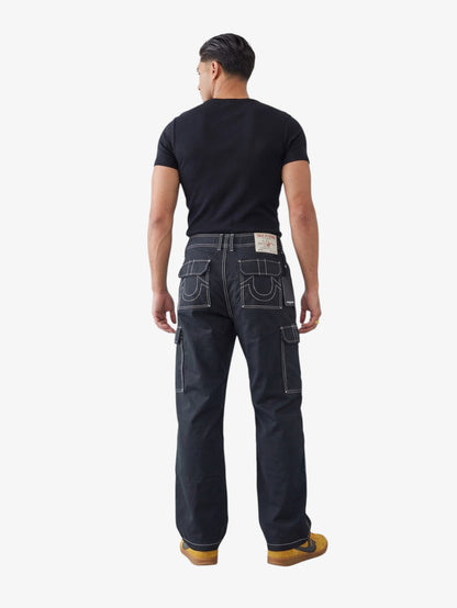 Pantalon Cargo Baggy True Religion Bobby Negro