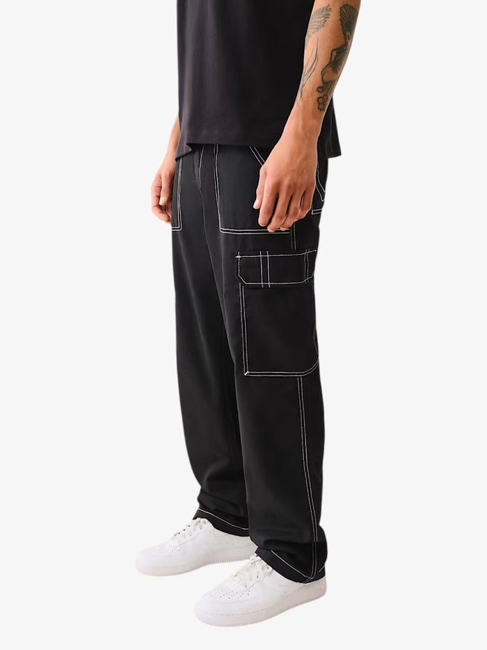 Pantalon Cargo Baggy True Religion Bobby Negro