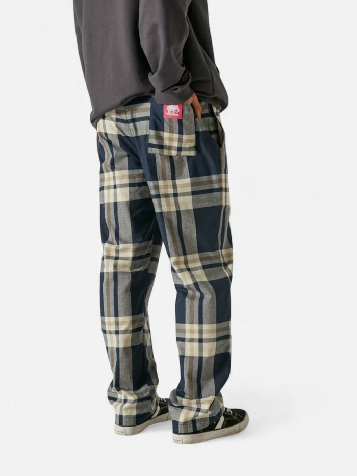 Pantalon Elepants 220 Poplin Gris Oscuro Azul