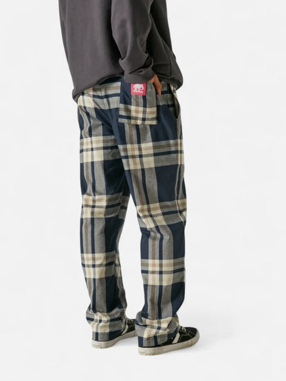 Pantalon Elepants 220 Poplin Gris Oscuro Azul