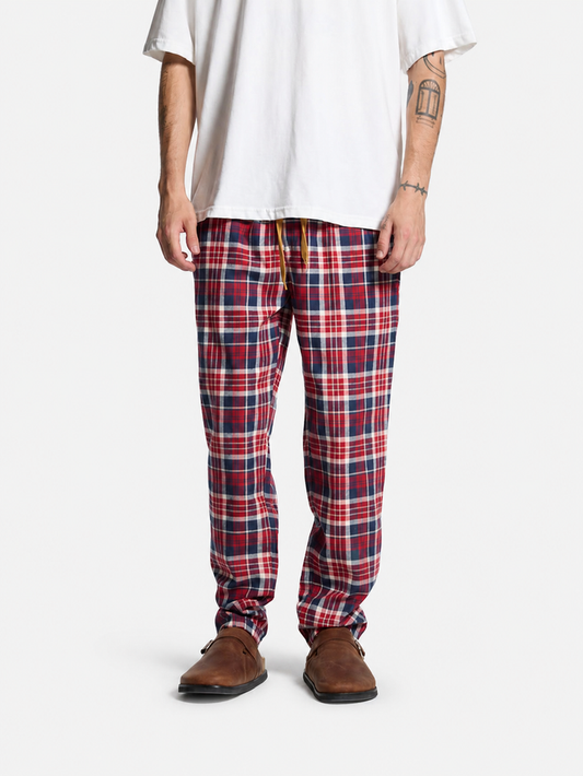 Pantalon Elepants Escoces 292 Viyela Rojo Azul