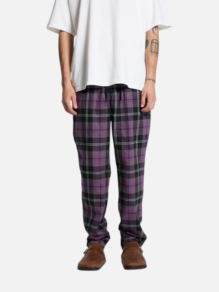Pantalon Elepants Escoces 296 Viyela Niño Violeta Negro