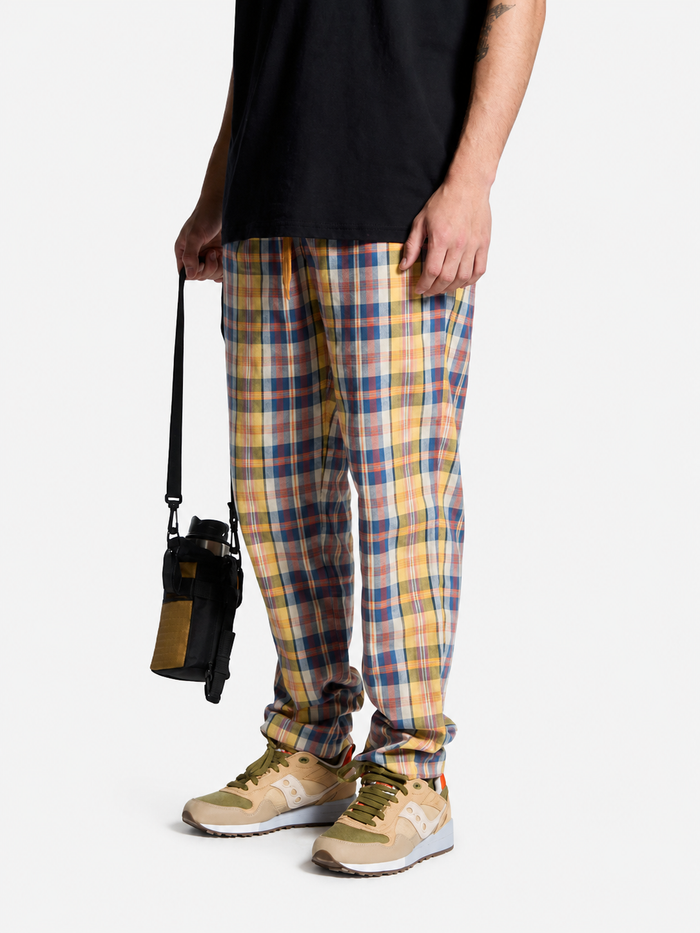 Pantalon Elepants Escoces 300 Viyela Azul Amarillo