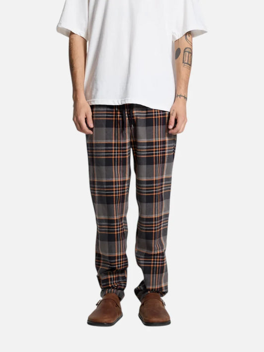 Pantalon Elepants Escoces 301 Viyela Niño Negro Naranja