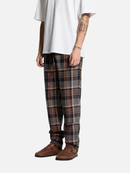Pantalon Elepants Escoces 301 Viyela Niño Negro Naranja