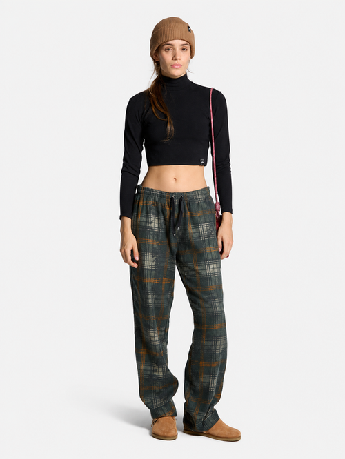 Pantalon Elepants Estampado Viyela Grunge Verde