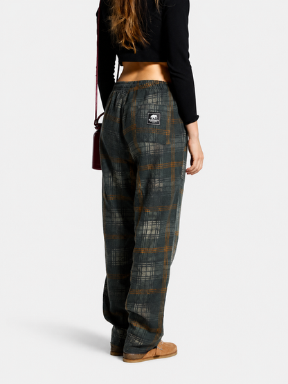 Pantalon Elepants Estampado Viyela Grunge Verde