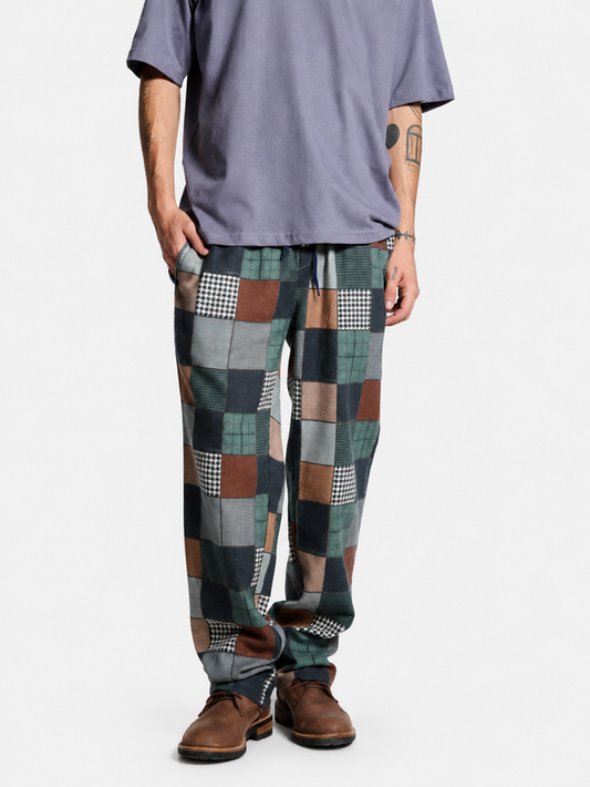 Pantalon Elepants Estampado Viyela Twist Verde