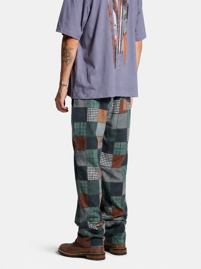 Pantalon Elepants Estampado Viyela Twist Verde