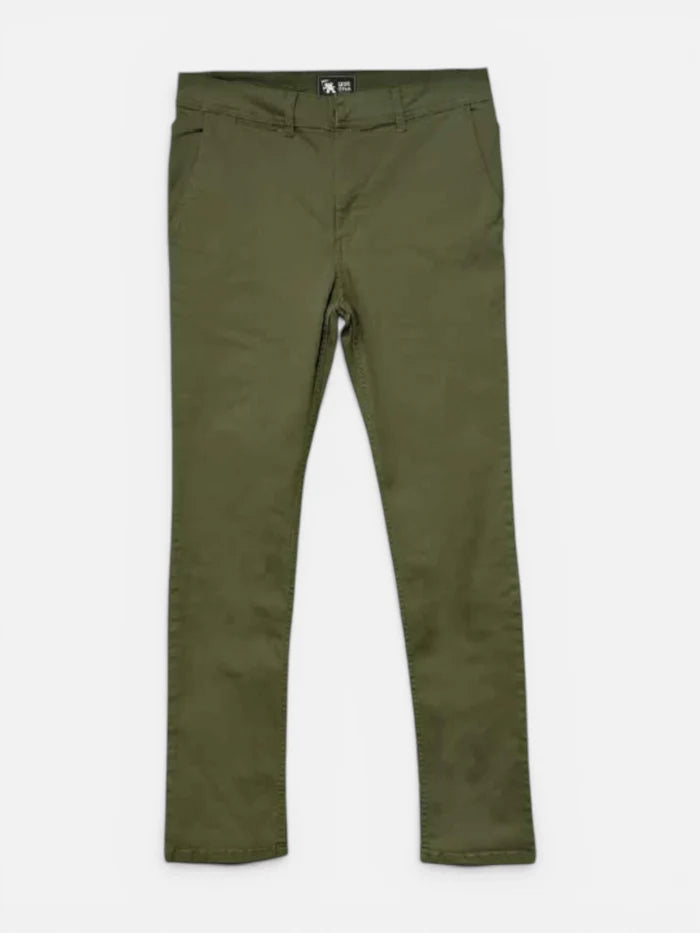 Pantalon Gotcha Chino Verde Miltar