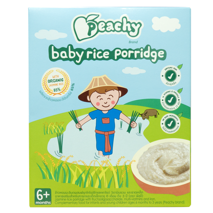 Peachy Baby Rice Porridge