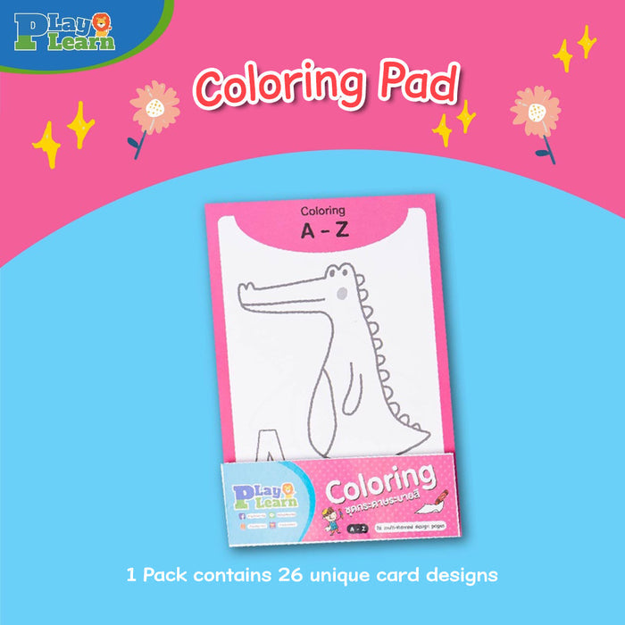 Play Plearn Kid Coloring Pad Set