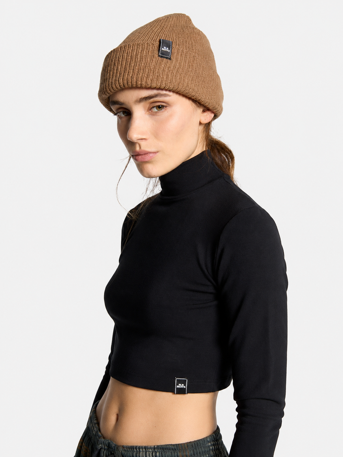 Polera Elepants Jersey Warm Mujer Negro