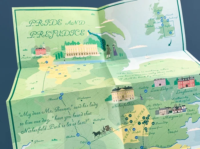 Pride and Prejudice Literary Map