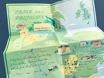 Pride and Prejudice Literary Map