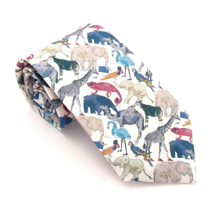 Queue For the Zoo Tie