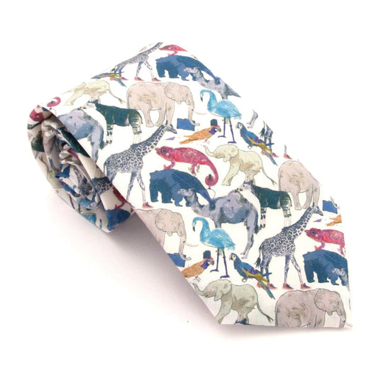 Queue For the Zoo Tie