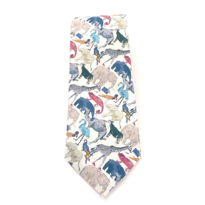 Queue For the Zoo Tie
