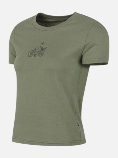 Remera Converse Ride Mujer Verde