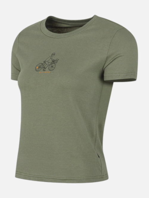 Remera Converse Ride Mujer Verde