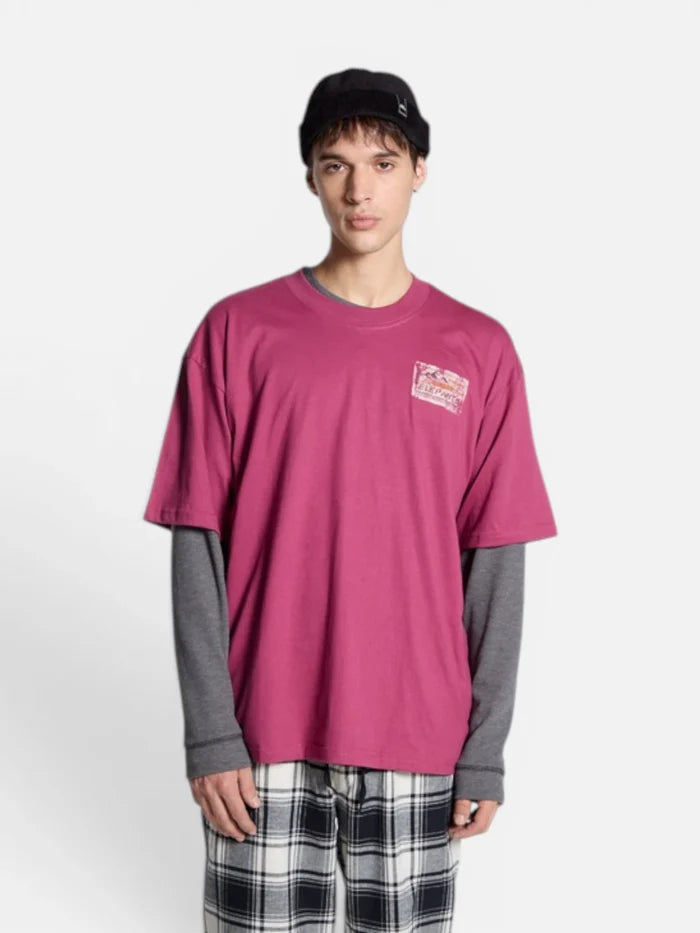 Remera Elepants Oversize Pass Bordo