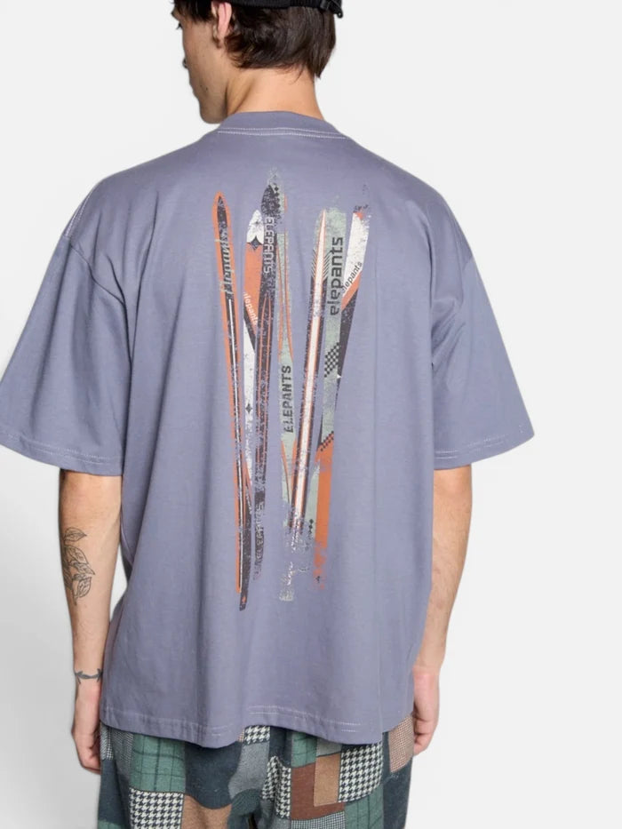 Remera Elepants Oversize Pass Gris Oscuro