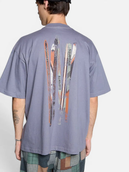 Remera Elepants Oversize Pass Gris Oscuro