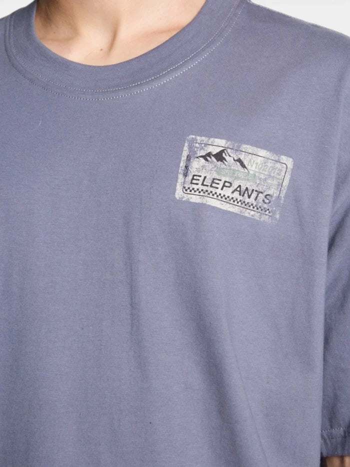 Remera Elepants Oversize Pass Gris Oscuro