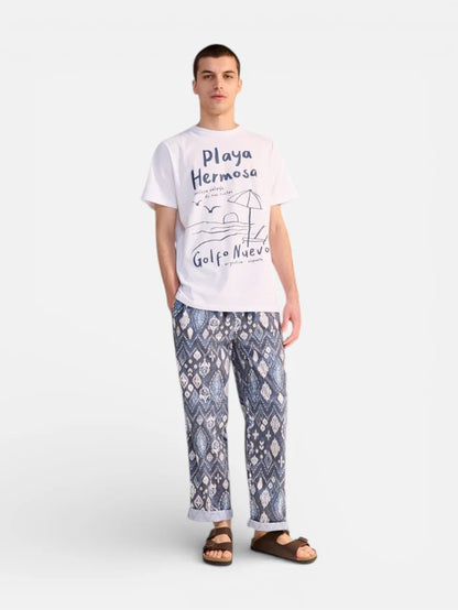 Remera Elepants Playa Hermosa Blanco