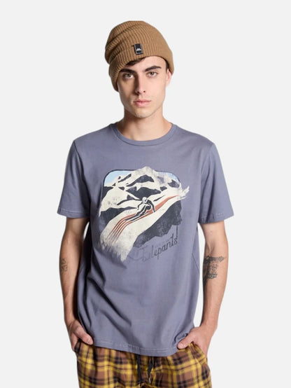 Remera Elepants Snow Park Gris Oscuro