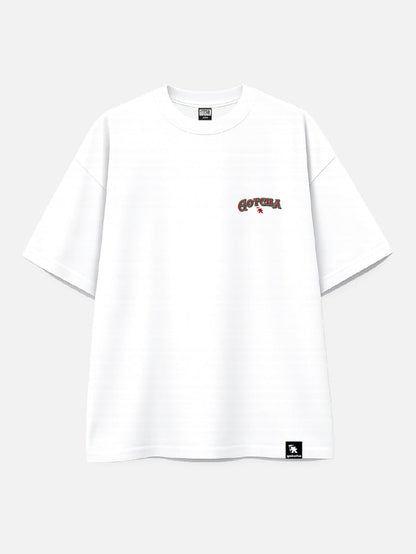 Remera Gotcha Christmas Oversize Blanco