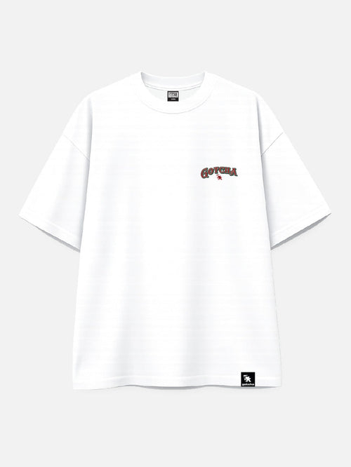 Remera Gotcha Christmas Oversize Blanco