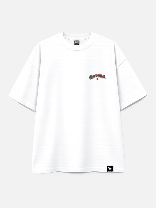 Remera Gotcha Christmas Oversize Blanco