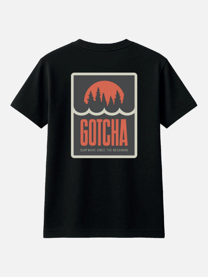 Remera Gotcha Forest Negro