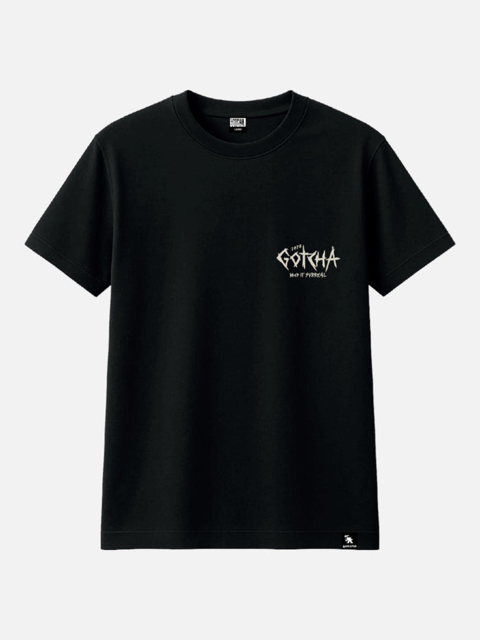Remera Gotcha Rebel Negro