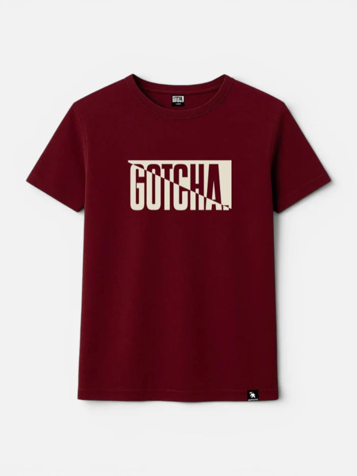 Remera Gotcha Surfwave Clasic Bordo