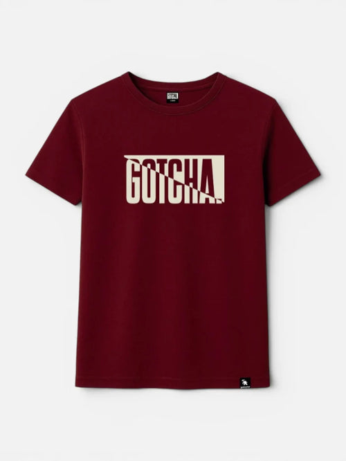 Remera Gotcha Surfwave Clasic Bordo