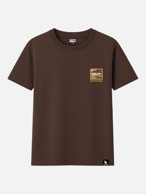 Remera Gotcha Tetris Chocolate