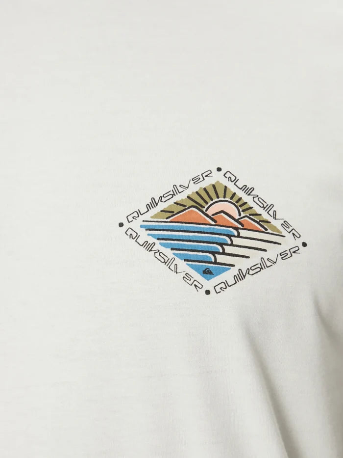 Remera Quiksilver EVO Future Islands Blanco