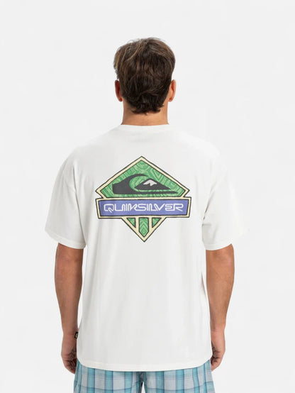 Remera Quiksilver GH QS Crystal Jet Blanco