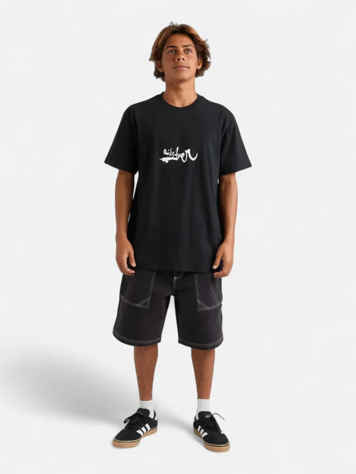 Remera Quiksilver Impaired Moe Negro