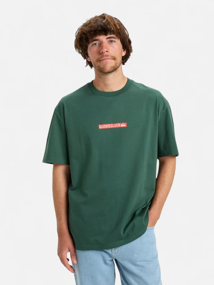 Remera Quiksilver QS Cliquer Logo DNA Verde