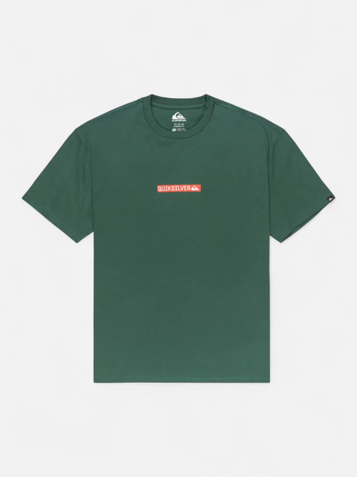Remera Quiksilver QS Cliquer Logo DNA Verde