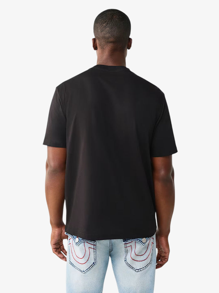 Remera True Religion Buddha World Tour Negro