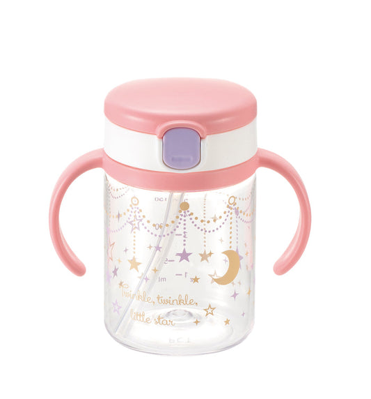 Richell Clear Aqulea Straw Bottle Mug