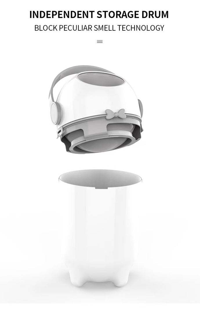 The Kiddie Concept Baby Diaper Pail Trash Bin
