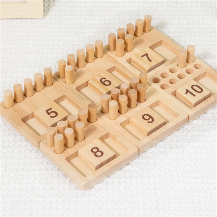The Kiddie Concept Counting Pegs Math Toy Set