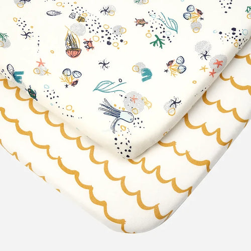 Tutti Bambini Cozee Crib Fitted Sheets 2-Pack