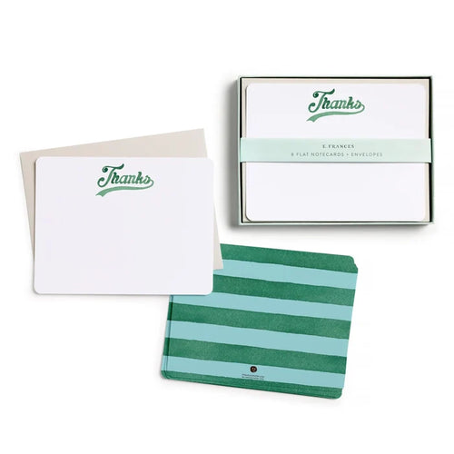 Varsity Thanks Notecard Set